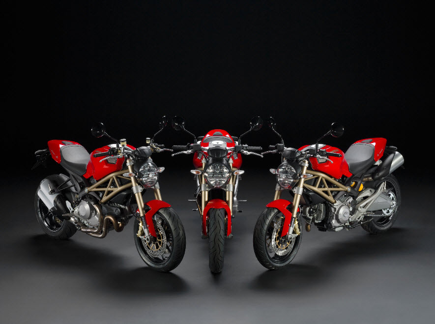 2013 Ducati 20th Anniversary Edition Monster, 1100 Evo, 796 and 696_7