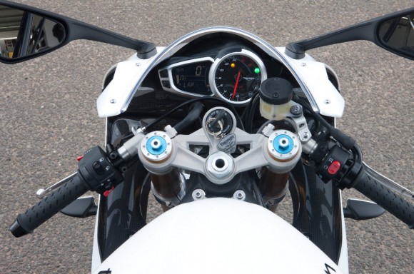 2013 Triumph Daytona 675 and 675R Display