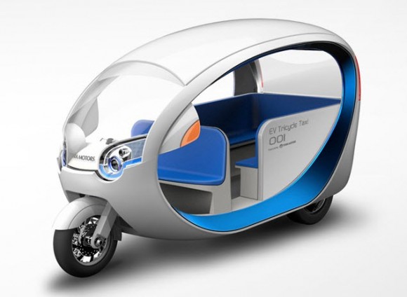 EV Tricycle Taxi by Terra Motors
