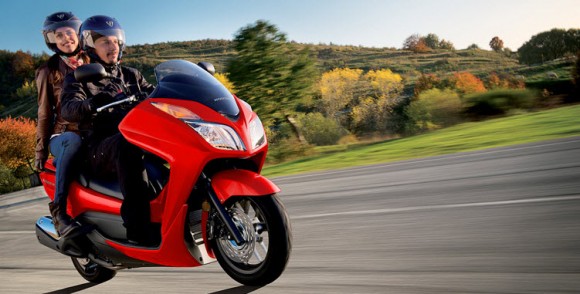 2014 Honda Forza Scooter Pearl Red