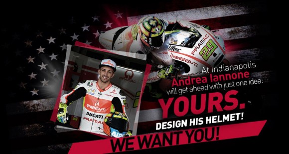 AGV Opens Contest to Design Andrea Iannone MotoGP Helmet