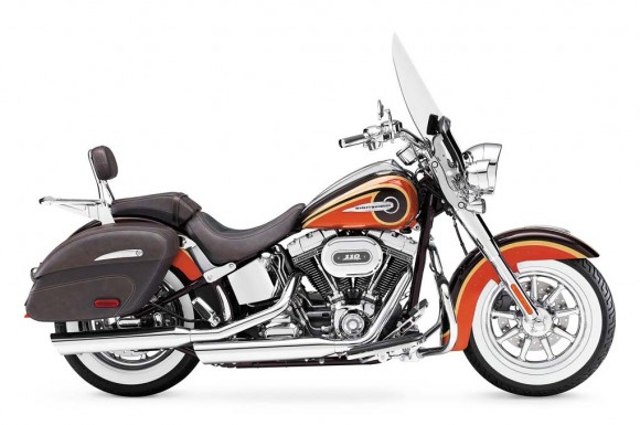 2014 Harley-Davidson CVO Softail Deluxe Maple Metallic and Atomic Orange