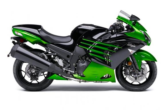 2014 Kawasaki ZX-14R Ninja Golden Blazed Green_1