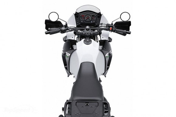 2014 Kawasaki KLR650 New Edition Pearl Stardust White