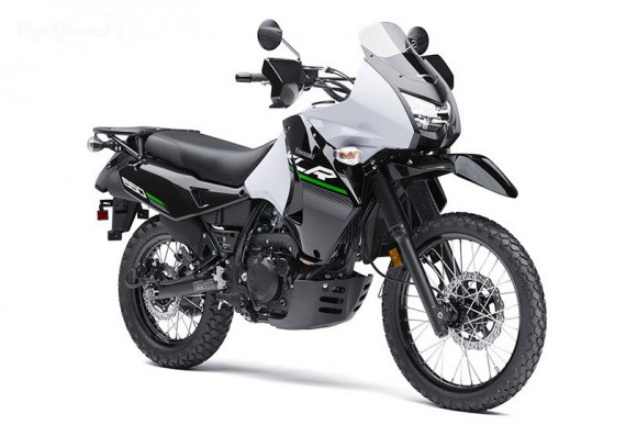 2014 Kawasaki KLR650 New Edition Pearl Stardust White_2