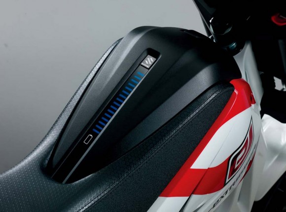 Suzuki Extrigger Electric Monkey Bike Concept Battery Meter
