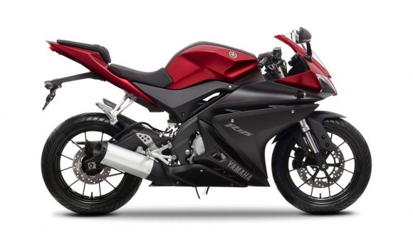 2014 Yamaha YZF-R125 Europe-Specs Anodized Red