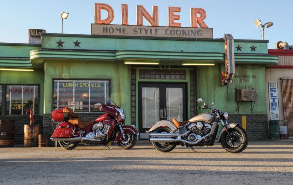 2015 Indian Scout and 2015 Indian Roadmaster