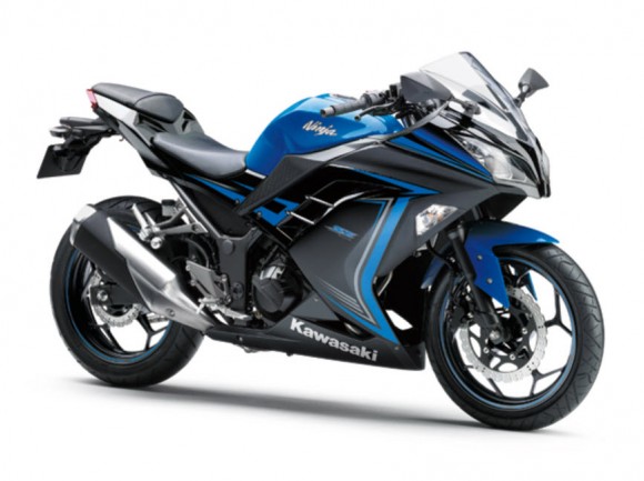 2015 Kawasaki Ninja 250 Special Edition Candy Plasma Blue Ebony