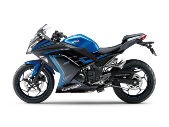 2015 Kawasaki Ninja 250 Special Edition Candy Plasma Blue Ebony_1