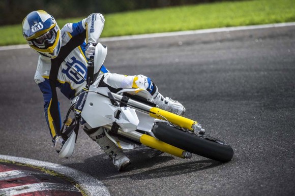 2015 Husqvarna FS 450 Supermoto In Action_2
