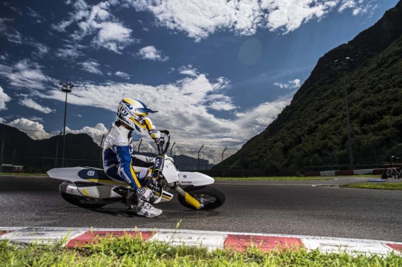 2015 Husqvarna FS 450 Supermoto In Action_7
