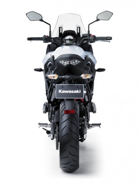 2015 Kawasaki Versys 650 Pearl Stardust White Rear