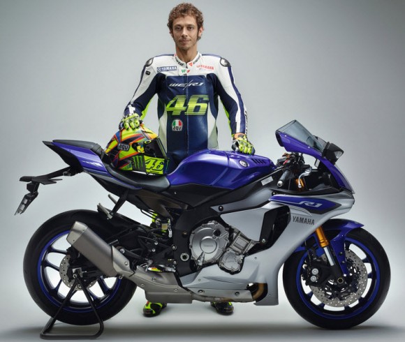 2015 Yamaha YZF-R1 and Valention Rossi