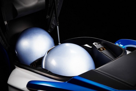 2015 Kymco Agility Maxi 300i Helmet Storage