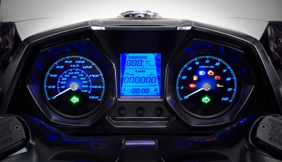 2015 Kymco Downtown 350i Instrument Display
