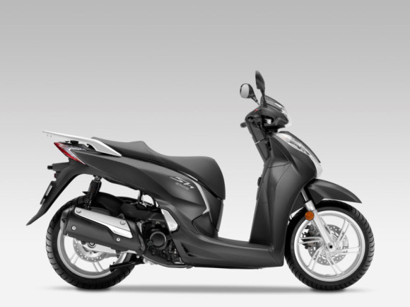 2015 Honda SH300i Matt Cynos Grey Metallic_1