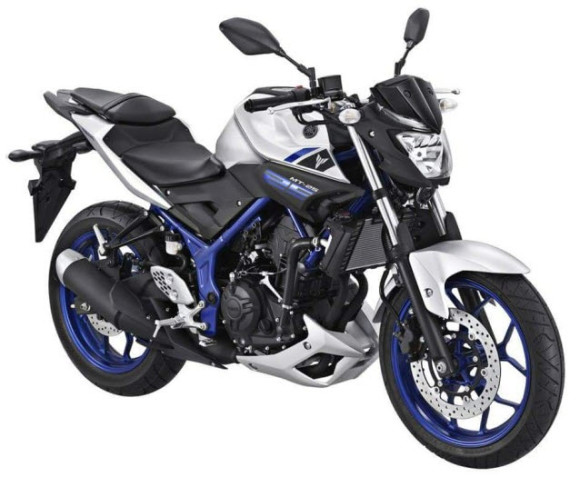 2015 Yamaha MT-25 Silver Blue