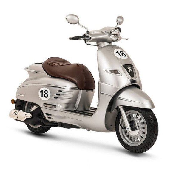 Peugeot Django Sport 50cc Scooter Silver Satin