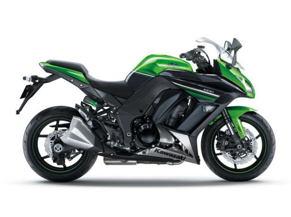 2016 Kawasaki Ninja 1000 Candy Lime Green Type 3 with Galaxy Silver and Metallic Spark Black