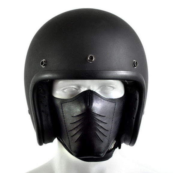 Leather Motorcycle Face Masks by Sunday Academy CPU Hunter