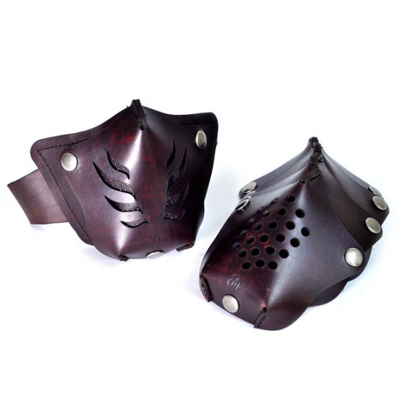 Leather Motorcycle Face Masks by Sunday Academy_5