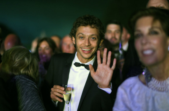Rossi Attends the 2015 Goodwood Festival of Speed with Yellow-Black Yamaha YZR M1_1
