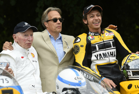 Rossi Attends the 2015 Goodwood Festival of Speed with Yellow-Black Yamaha YZR M1_10