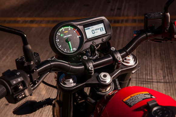 2016 Victory Empulse TT All-Electric Motorcycle LCD Display
