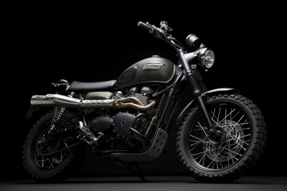 Triumph Scrambler Jurassic World Motorcycle Matte Green