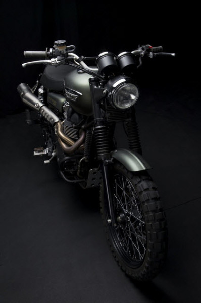 Triumph Scrambler Jurassic World Motorcycle Matte Green_10