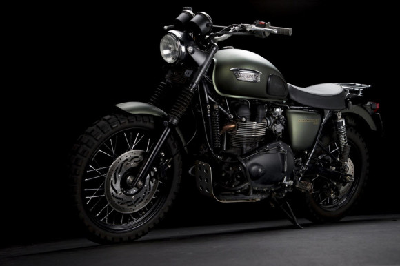 Triumph Scrambler Jurassic World Motorcycle Matte Green_3