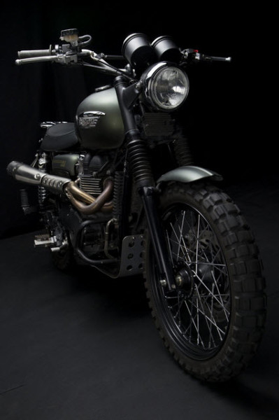 Triumph Scrambler Jurassic World Motorcycle Matte Green_9