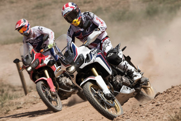 Marquez and Barreda Test The 2016 Honda CRF1000L Africa Twin