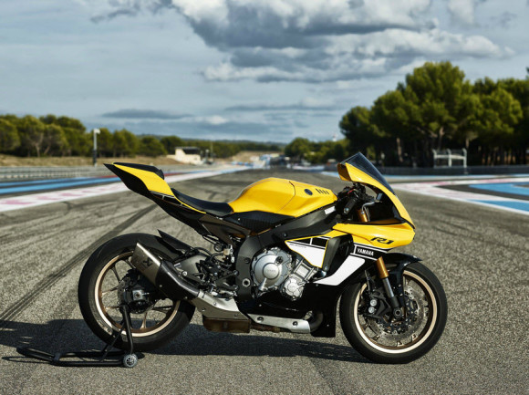 Yamaha YZF-R1 60th Anniversary Edition Black and Yellow