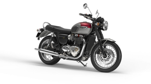 2016 Triumph Bonneville T120 Cranberry Red and Aluminium Silver