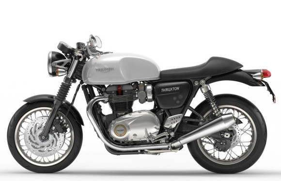 2016 Triumph Thruxton Pure White Left Side