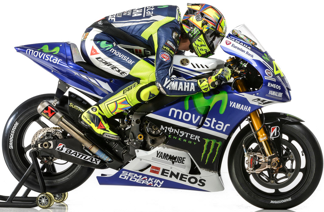 Valentino Rossi 2014 Yamaha YZR-M1 MotoGP Livery